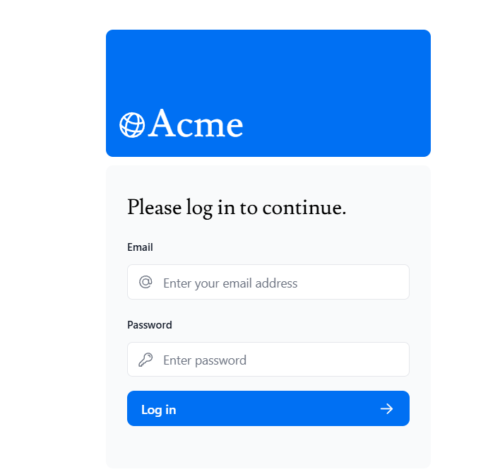 Login Page